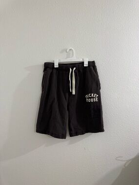 Brown Mickey Mouse shorts